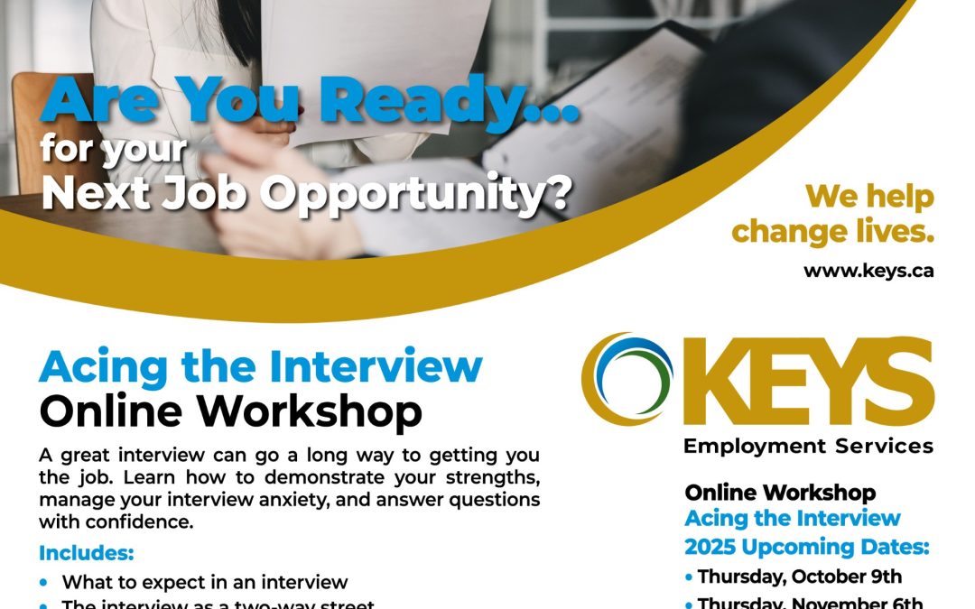 Acing the Interview – Online Workshop